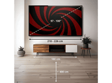 TV LED 98 - Samsung TU98U9005HUXXC, UHD 4K, Crystal Processor 4K, Smart TV, Wifi, Negro