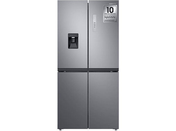 Frigorífico americano - Samsung RF48A401EM9/EF, Twin Cooling Plus, 179.3 cm, 488 l, Dispensador de agua, Twist Ice maker, Inox