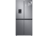 Frigorífico americano - Samsung RF48A401EM9/EF, Twin Cooling Plus, 179.3 cm, 488 l, Dispensador de agua, Twist Ice maker, Inox