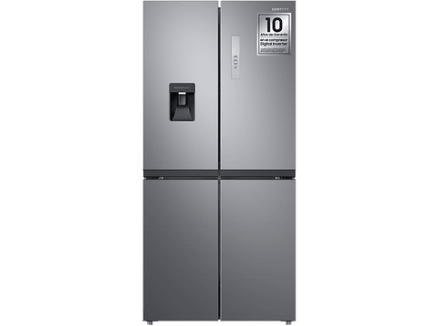 Frigorífico americano - Samsung RF48A401EM9/EF, Twin Cooling Plus, 179.3 cm, 488 l, Dispensador de agua, Twist Ice maker, Inox