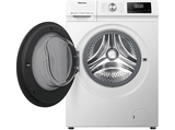 Lavadora carga frontal - Hisense WFQA1014EVJMW, 10 kg, 1400 rpm, Inverter, 15 programas, WiFi, Blanco