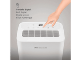 Deshumidificador - Ufesa Wellness Dry 1000, 2 l, 40 m², Deshumidifica 10 litros/día, Temporizador ajustable 24h, 2 velocidades ventilación, Blanco