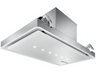Campana grupo filtrante - Bosch DRC99PS20, Decorativa, Isla, 5 velocidades, 268 W, 640 m3/h, 41 dB, Control remoto, LED, Inox