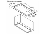 Campana grupo filtrante - Balay 3BF377EX, 4 potencias, 800 m³/h, 70 cm, Acero inoxidable