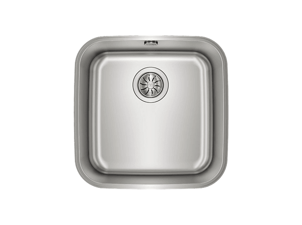 Fregadero - Teka BE 40.40 1C, Bajo encimera, Mueble de 50 cm, Acero inoxidable