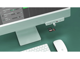 Hub USB - Hyper HD34A8, 6 Puertos en 1, USB-C, 10 Gbit/s, Blanco