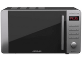 Microondas con grill - Cecotec ProClean 5110, 800W, 5 niveles, Tecnología 3DWave, 20 l, Inox