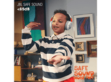 Auriculares infantiles - JBL Junior 470NC, Circumaurales , Sonido inocuo <lt/>85db, Control parental, Micrófono, Cancelación ruido, Autonomía 50h,Rosa