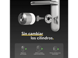 Cerradura electrónica - Nuki Smart Lock Pro, Conectividad Wifi y Bluetooth, Batería integrada, Hasta 6 meses autonomía, Plata
