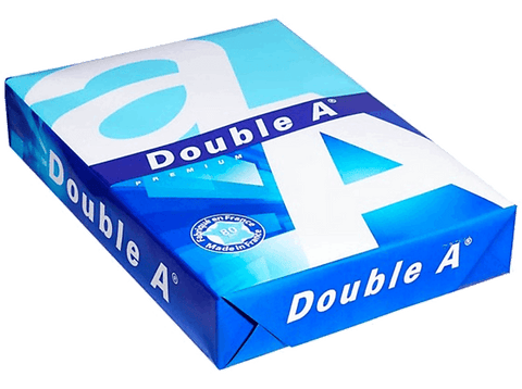Papel Din A4 - Double A Premium, 80 g, 500 hojas, Blanco
