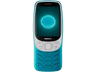 Móvil - Nokia 3210, Azul, 128MB Capacidad Memoria, 64MB RAM, 1450mAh, S30+, 2.4” QVGA, Bluetooth, Radio, MP3