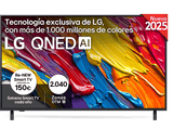 TV QNED 55 - LG 55QNED82A6B, UHD 4K, Procesador Inteligente α7 AI Processor 4K Gen8, Smart TV, DVB-T2 (H.265), Ashed Blue