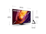 TV OLED 55 - Samsung TQ55S95HFTXXC, OLED 4K, NQ4 AI Gen3 Processor, Smart TV, Tecnología Sin Reflejos, Full AI, Negro