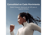 Auriculares conducción de aire - Huawei FreeArc, Supraaurales, Bluetooth, 28h Autonomía, Negro