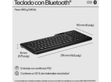 Teclado multidispositivo Bluetooth HP 460