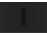 Placa inducción con extractor integrado - Haier HAIH82MTMCF, 4 Zonas Flex, 15 niveles de potencia en cocción + Booster, Negro