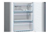 Frigorífico combi - Bosch KGN36VIEA, No Frost, 186 cm, 326 l, Cajón VitaFresh, EasyAccess, Inox antihuellas