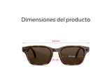 Gafas IA - Meta Adventurer, Lentes en marrón, Cámara 12 MP, Traducción en tiempo real, Resolución 3K HD, +8h Batería, Classic Tortoise