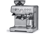 Cafetera superautomática - Sage SES875BSS2EEU1A Barista, 15 bar, 1850 W, 2 tazas, Sistema ThermoJet, Inox