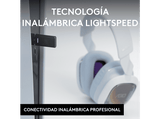 Auriculares gaming - Logitech G Astro A30, Bluetooth, 27h de batería, Micrófono desmontable, Compatible con Playstation 4 y 5, PC/Móvil, Blanco