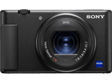 Cámara - Sony VLOG ZV-1A, Video 4K HDR, CMOS Exmor RS, Zoom 2.7x, Zeiss, Bionz X, Bluetooth, Micrófono, Negro
