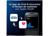 Cepillo eléctrico - Oral-B iO 6S, 5 modos, Seguimiento con app, Pantalla interactiva, Sensor de presión, 4 cabezales, Negro mate, Edición Navidad