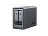 Servidor NAS - Ugreen DXP2800, HDD, Capacidad 64TB, Memoria 8GB, 2 bahías, Procesador Intel N100, Negro