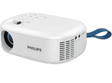 Proyector - Philips NPX113, True HD 720p, 30000 h, hasta 65, LED, HDMI, Blanco