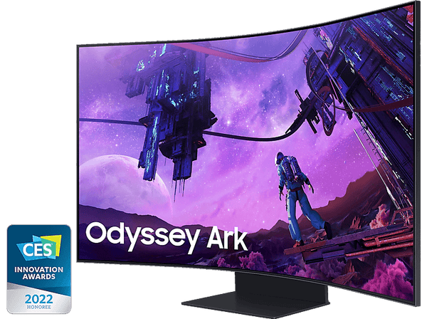 Monitor gaming - Samsung Odyssey Ark  LS55BG970NUXEN, 55", UHD 4K, 1 ms, Max 165Hz, Curvatura 1000R, Negro