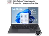 REACONDICIONADO Seminuevo Muy bueno Portátil - LG 16U70R-G.AA59B, 16, WUXGA, Ryzen™ 5 7530U, 16 GB, 1 TB SSD, Radeon™ Onboard Graphics, Windows 11 Home (64 Bit), Gris Carbón