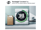 Lavadora carga frontal - LG F4X7509TWS, 9 kg, 1400 rpm, 23 programas, TurboWash 360º, Autodosificación, Blanco