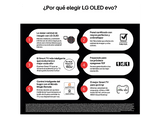 TV OLED 55 - LG OLED55G54LW, OLED 4K, Procesador Inteligente α11 AI Processor 4K Gen2, Smart TV, Rocky Black