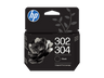 Cartucho de Tinta Original - HP 302/304, Capacidad impresión 120 páginas, Negro