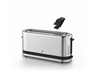 Tostadora - WMF Kitchenminis 414120011, 900 W, Ranura larga, 7 niveles, Descongelación, Plata
