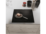 Placa inducción - Haier HAIS63MC/G3, 3 Zonas, Zona Flex, Cook with me, 60 cm, Negro