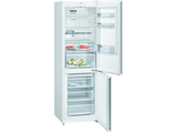 Frigorífico combi - Siemens KG36NXWEA, No Frost, 186 cm, 326 l, Cajón HyperFresh, Iluminación LED, Blanco