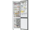 Frigorífico combi - Haier 2D HDW1620DNPK, 377L, Total No Frost, 200cm, Motor Inverter, Wi-Fi, Inox