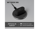 Auriculares True Wireless - Sony WF1000XM6, Cancelación de ruido (ANC), Hi-Res, Bluetooth, Llamadas nítidas, 24 horas, IPX4, iOS/Android, Plata