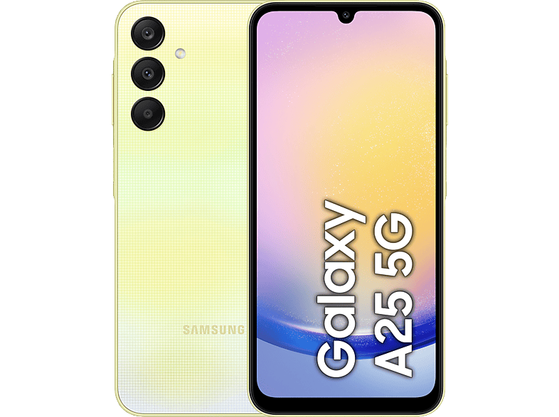 Samsung Galaxy A25 5G Amarillo 128GB 6GB RAM 6.5 FHD+ Exynos 1280 Octa-Core Android 14 5000mAh