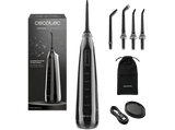 Irrigador - Cecotec ToothCare 6000 Jet Liberty, 180 ml, 5 modos, 30-80 PSI, IPX7, Autonomía hasta 30 días, Negro