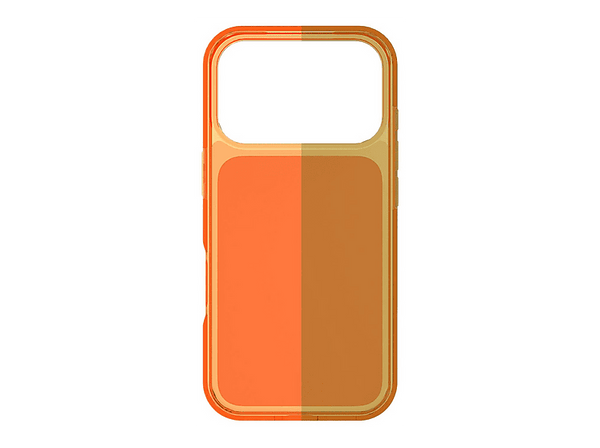 Funda móvil - CellularLine Cube Mag, Apple, iPhone 17 Pro, Naranja