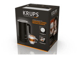 Espumador de leche - Krups XL1008, Interior acero inoxidable, Base giratoria 360º, Negro