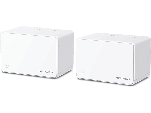 Sistema WiFi Mesh - Mercusys Halo H80X, 3000 Mbps, MU-MIMO, WiFi 6, Hasta 460m², 150 Dispositivos, Blanco