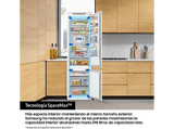 Frigorífico combi integrable - Samsung BRB80F30ADS0EF, Twin Cooling, 193.5 cm, 298 l, AI Energy Mode y Wifi, Sin panelar