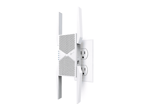 Repetidor Wi-Fi - TP-Link RE655BE, Wi-Fi 7, Tri-Banda, Compatible con EasyMesh, Blanco