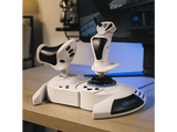 Simulador de Vuelo - Thrustmaster T.Flight Hotas 5 MSFS Special Edition, Para PS5, PS4 y PC, Mando de Potencia y Controlador de Simulación, Blanco