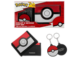 Pack Merchandising - Sherwood Pokemon - Set billetera + Llavero Pokeball, Licencia Oficial