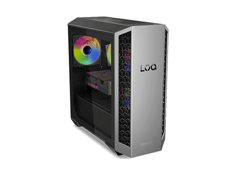 PC gaming - Lenovo LOQ Tower 26ADR10,  AMD Ryzen™ 7 8745HX, 16GB RAM, 512GB SSD, GeForce RTX™ 5060 Ti, Windows 11 Home, Negro