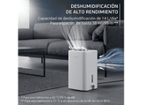 Deshumidificador - Rowenta Extreme Dry Compact DH5250, 14L/día, Depósito 3l,  Superficie 40m², Silencioso, Blanco