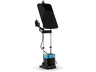 Cepillo de vapor - Rowenta Ixeo Power QR2022D1, 2170 W, 5 bar, 200 g/min, 1.1 L, 3 niveles de vapor, 3 posiciones, Apagado automático, Negro y azul